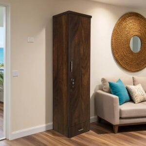 Single Door Wardrobe with Mirror