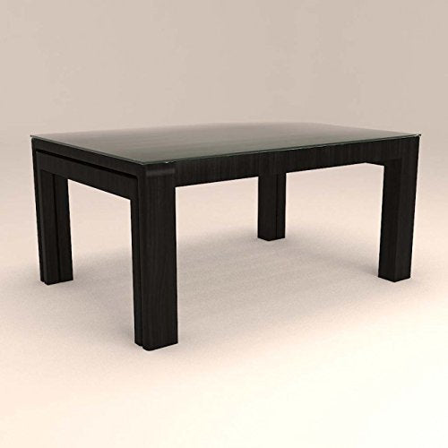 Fishboned Styled Glass Dinning Set with 4 Seaters - Image 5