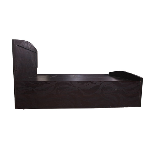 Black King Size Textured Bed with Storage - Image 3